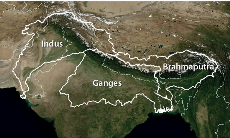 Indus Ganges And Brahmaputra Basins Outlined 768x462 